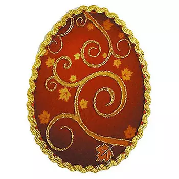 8213 Набор для шитья и вышивания Матренин посад подставка для чашки 'Осенний узор' 13*16см