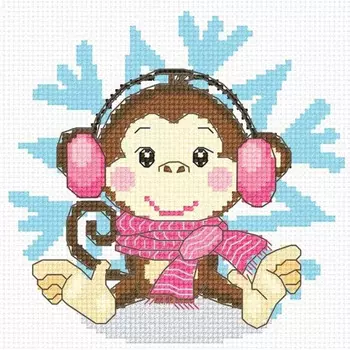 821 Набор для вышивания ОВЕН 'Снежинка' 13*13см