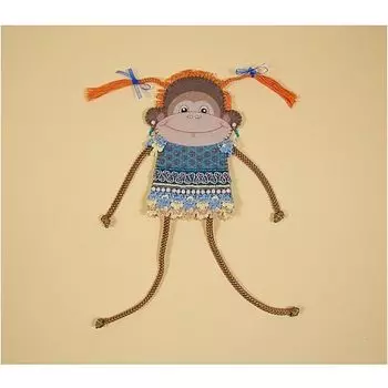 8276 Набор для шитья и вышивания 'Матренин посад' чехол на бутылку 'Обезьянка Чи-Чи'