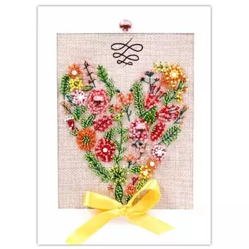 8295 Набор для создания открытки Матренин Посад ' С любовью' 12х17см