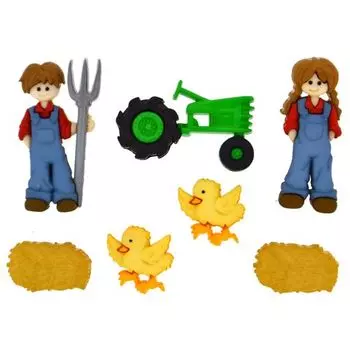 8304, Фигурки. На ферме Dress It Up