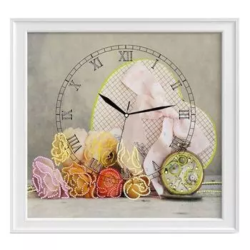 8333 Набор для шитья и вышивания часы 'Матренин посад' 'Сердце времени', 27*29 см