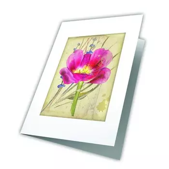 8360 Набор для создания открытки Матренин Посад ' Алая фантазия' 12х17см