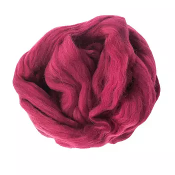 84304-2 ORCHIDEA Шерсть для валяния, цвет бордовый, 50 г