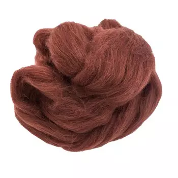 84306-1 ORCHIDEA Шерсть для валяния, цвет шоколадный, 10 г