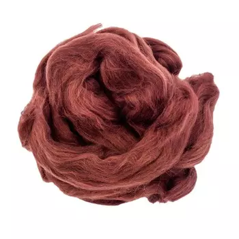 84306-2 ORCHIDEA Шерсть для валяния, цвет шоколадный, 50 г