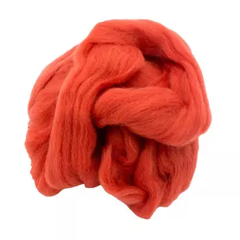 84311-2 ORCHIDEA Шерсть для валяния, цвет брусничный, 50 г