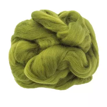 84312-2 ORCHIDEA Шерсть для валяния, цвет лимонно-зеленый, 50 г