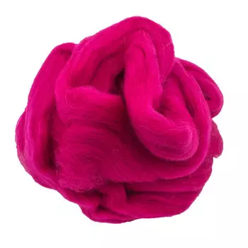 84320-2 ORCHIDEA Шерсть для валяния, цвет ярко-розовый, 50 г