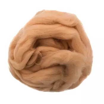 84333-2 ORCHIDEA Шерсть для валяния, цвет пастельно-оранжевый, 50 г