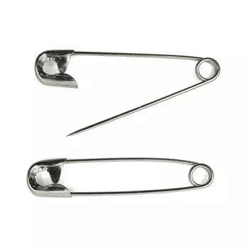 84402 Булавки английские 32мм, сталь, 12шт PONY