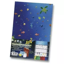 84409 Транспарентная бумага 'Молодость', 115 г/м², 23*33 см, упак./5 листов, Folia