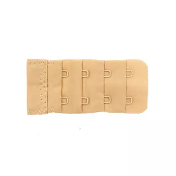 852003 Застежка для увеличения объема бюстгальтера, телесный, 2 крючка, Hobby&amp;Pro