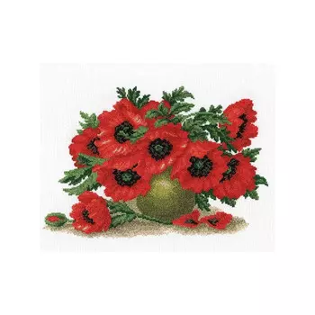 854 Набор для вышивания РС-Студия 'Маки' 45*30 см