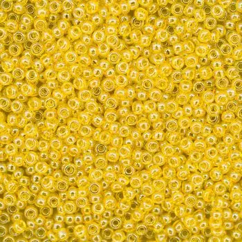 (86010) 331-19001-10/0 Бисер прозрачный с покрытием 10/0, круг.отв., 20гр Preciosa