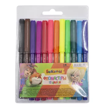 86320 Фломастеры 'Барбоскины', 12 цветов, на водной основе