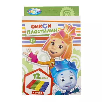 86404 Пластилин 12 цветов 'Фиксики'