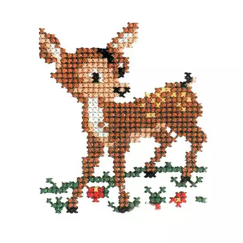 867 Набор для вышивания РС-Студия 'Олененок' 8*9 см