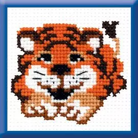 869 Набор для вышивания РС-Студия 'Тигренок' 7*8 см