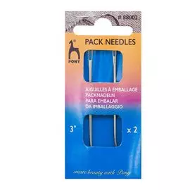 88002 Иглы ремесленные кулевые № 3, 2 шт PONY