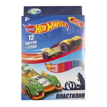 88620 Пластилин 12 цветов 'Hot Wheels'