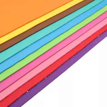 88838 Набор декоративной бумаги самоклеящейся 2 мм Eva Foam А3, 10 цветов