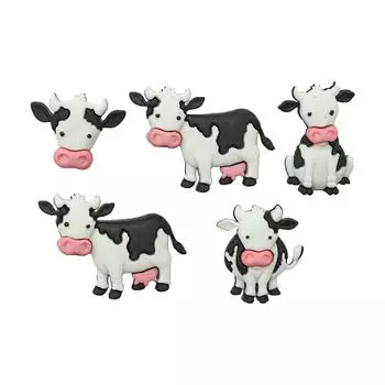 8977, Пуговицы-фигурки. Му-ууу Dress It Up