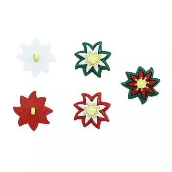 9001, Пуговицы-фигурки. Рождественские лилии Dress It