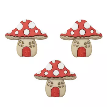9002, Пуговицы-фигурки. Грибки-теремки Dress It Up