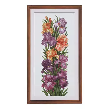 902 Набор для вышивания Hobby&amp;Pro 'Ирисы', 27*80 см