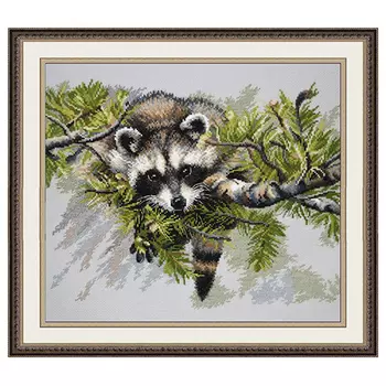 904 Набор для вышивания 'Овен' 'Любопытство', 36*28 см