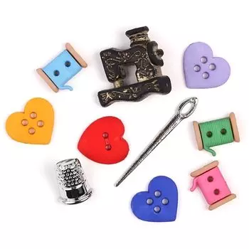 9062, Пуговицы-фигурки. Любовь к шитью Dress