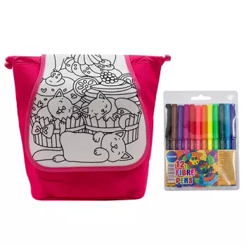 90694 Набор раскрась рюкзак 'Котики'