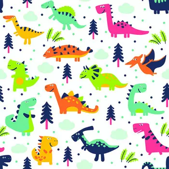 9113ш Наволочка Матренин Посад 'Динозаврики' 39*39см