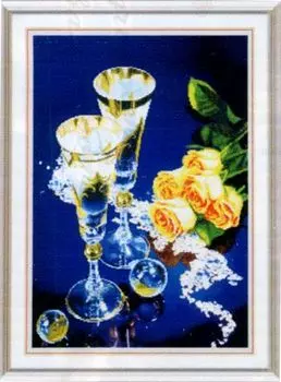 9123 Картина со стразами 'Для двоих', 71*98см