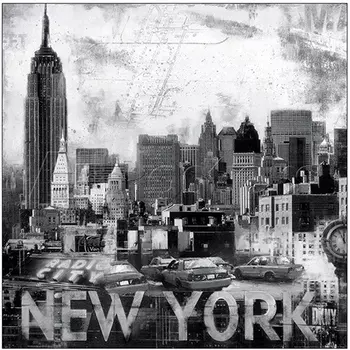 9150ш Наволочка Матренин Посад 'Нью Йорк' 39*39см