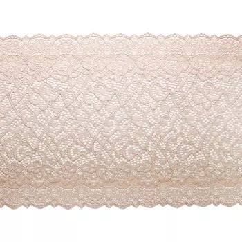 91Р Кружево эластичное 23см*10м (бежевый)
