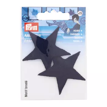 923155 Термоаппликация Звезды синий,темн.цв. 2шт. Prym
