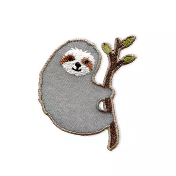 923223 Термоаппликация Ленивец серый/корич. Prym