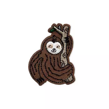 923224 Термоаппликация Ленивец корич./черный Prym