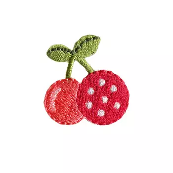 924293 Термоаппликация Черешня, маленький 2шт Prym