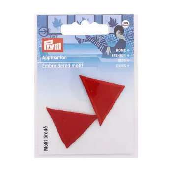 925278 Термоаппликация Треугольник, красный цв. Prym
