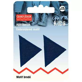 925279 Аппликация Треугольник, /темно-синий цв. Prym