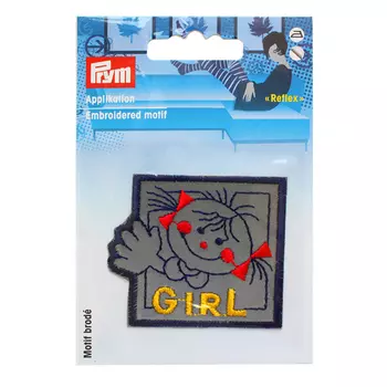 925500 Термоаппликация 'Girl' самоклеющаяся 1шт Prym