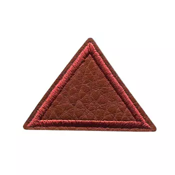 925594 Термоаппликация Треугольник иск.кож.шер.верб. 2шт Prym