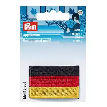 925689 Термоаппликация Флаг Германии Prym