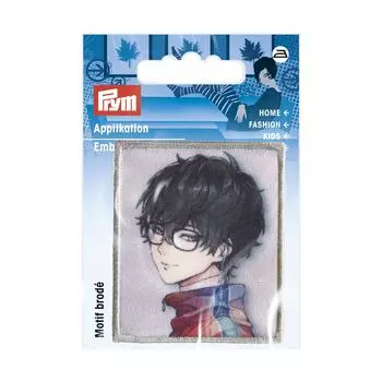 926085 Термоаппликация K-Pop Юноша в очках Prym