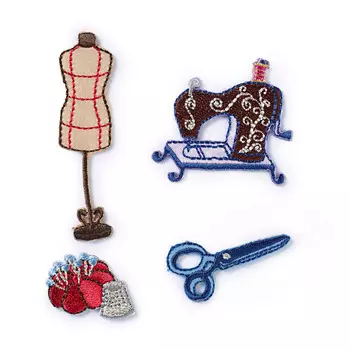 926470 Термоаппликация самоклеющаяся/приутюживающаяся Atelier 4шт Prym