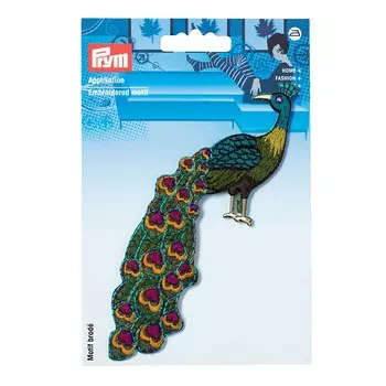 926649 Термоаппликация 'Павлин' 1шт Prym