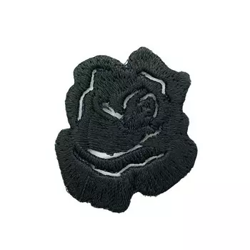 926716 Термоаппликация Роза мал. чер. Prym